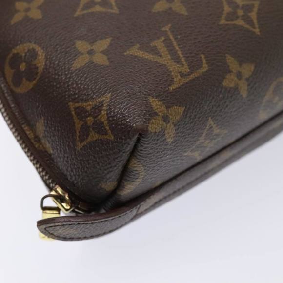 LOUIS VUITTON Monogram Trousse Demi Ronde Cosmetic Pouch M47520 LV Auth 90360 - Picture 14 of 16